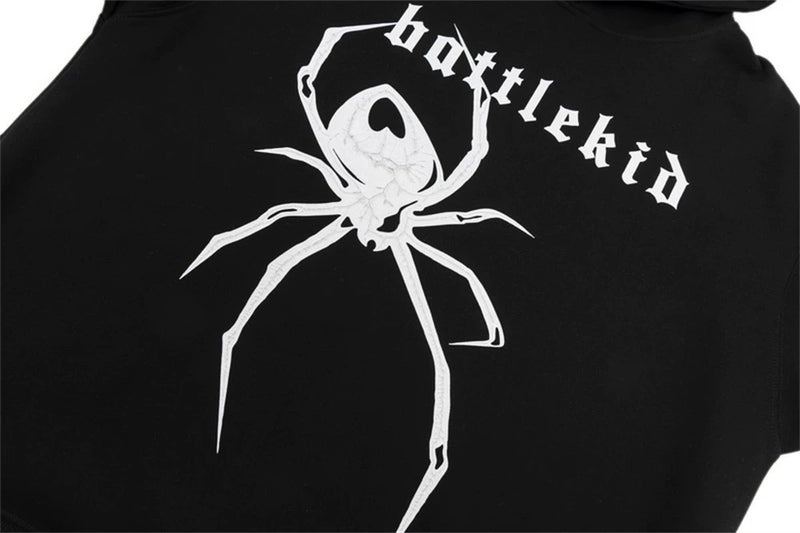 Spider Print Hoodie BA34