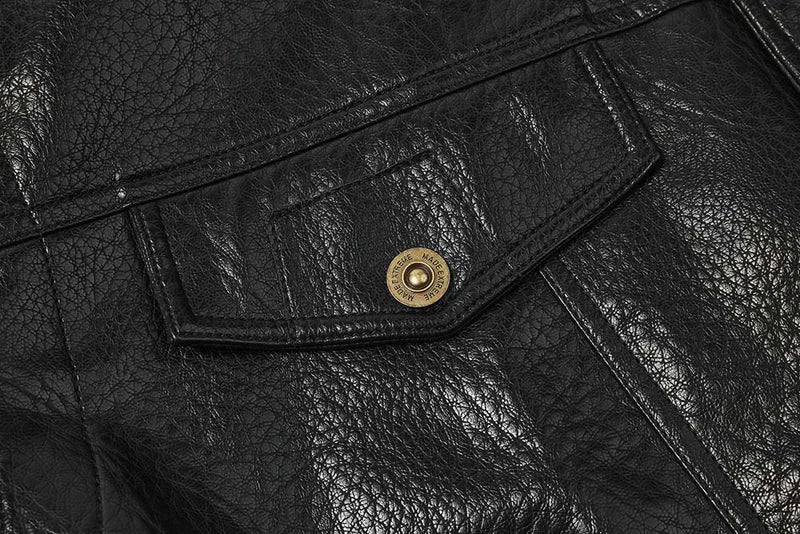 Maillard Litchi Leather Jacket 230806