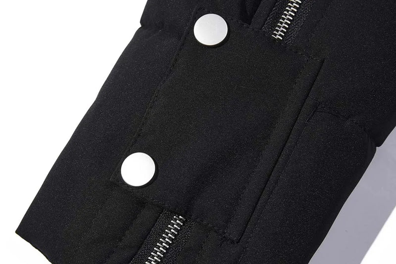 Black Detachable Puffer Jacket M23059