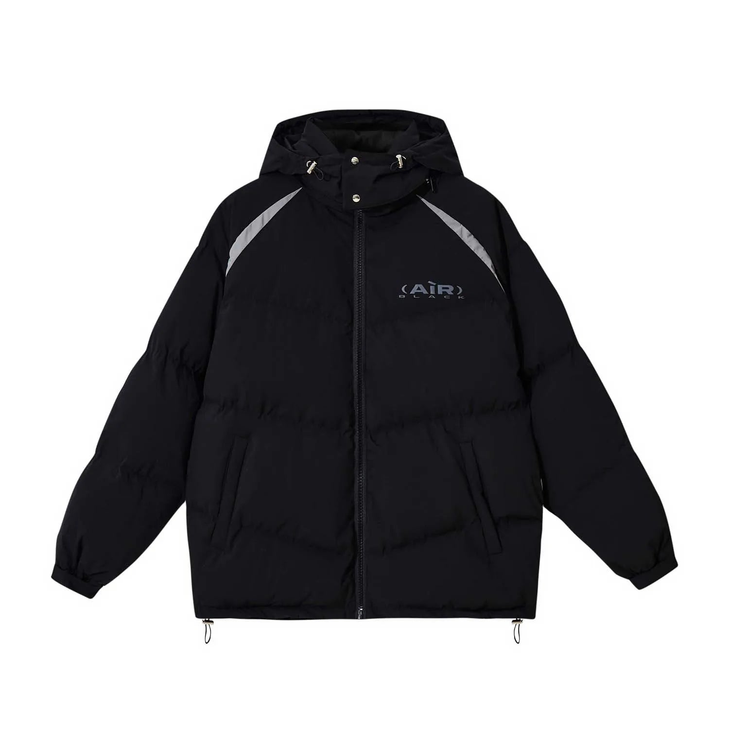 BLACK AIR Detachable Hooded Puffer Jacket 220440