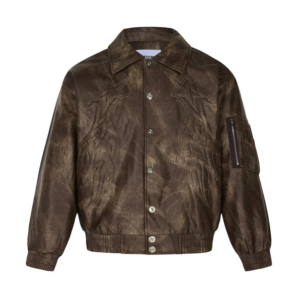 Maillard Vintage PU Leather Jacket 230770