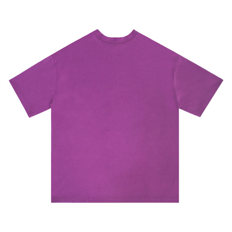 Abstract Figure Print Short Sleeve T-shirt H101