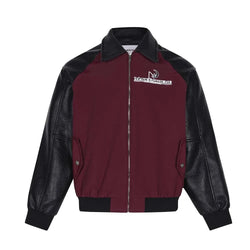 Moon Leather PU Harrington Jacket Thick 230772