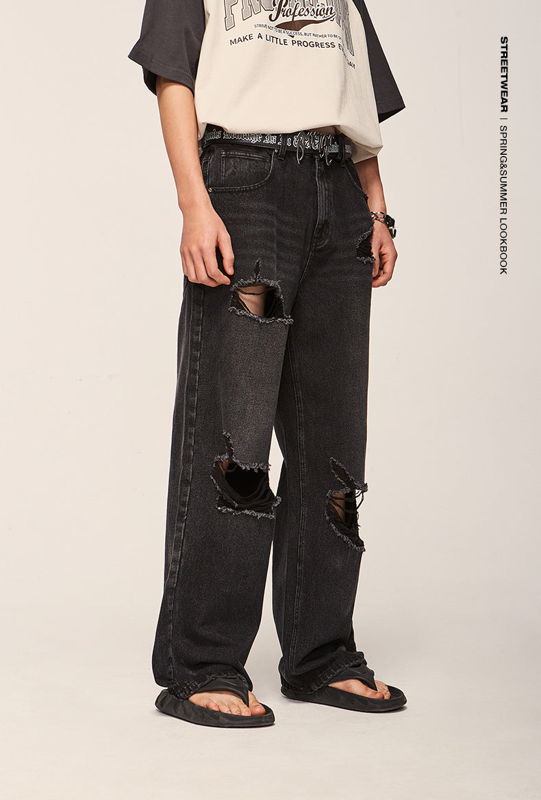 Ripped Baggy Jeans 12145S23