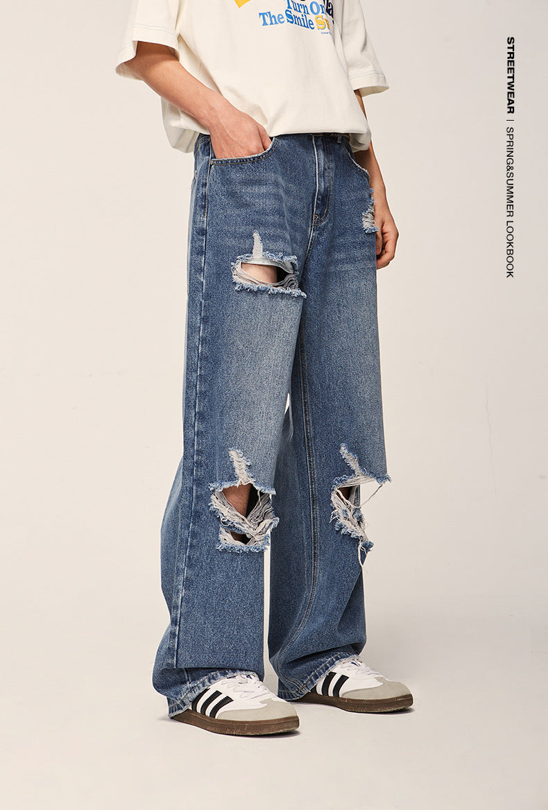 Ripped Baggy Jeans 12145S23