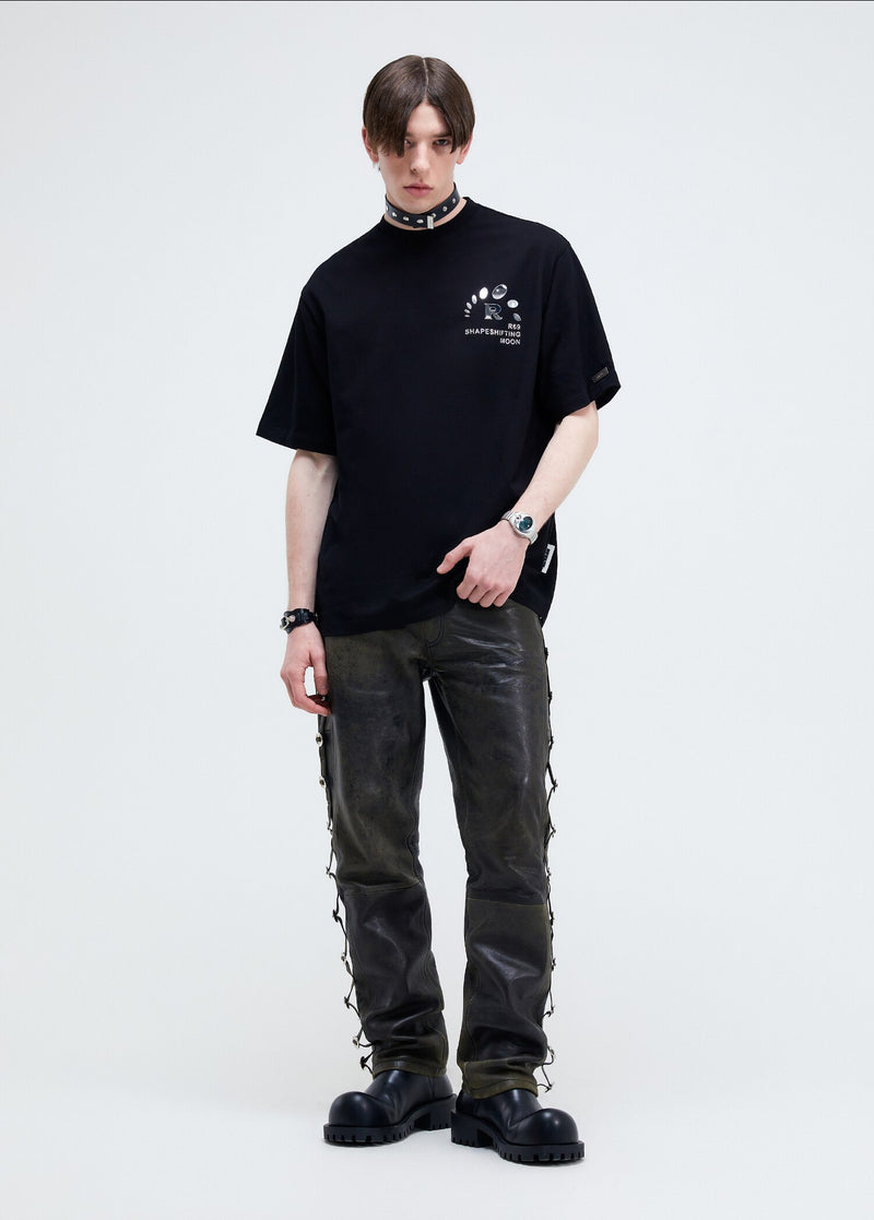 Sensible Metal Material LOGO Heavy Cotton T-Shirt R23001