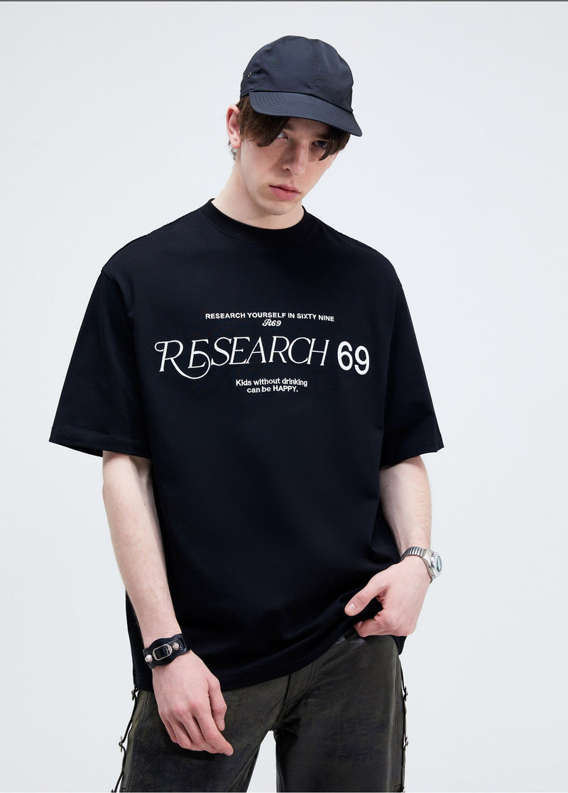 Letter Embroidery T-shirt R23002